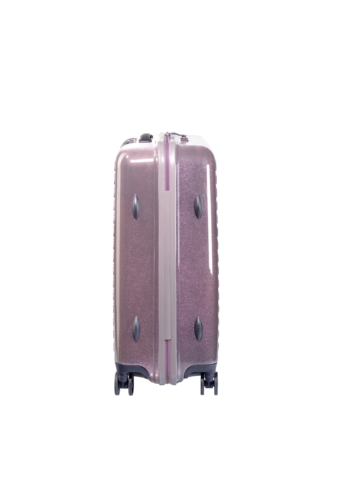 HARDSIDE 4-WHEELS SUITCASE GLITTER GREY (24" UPRIGHT) 34125PC