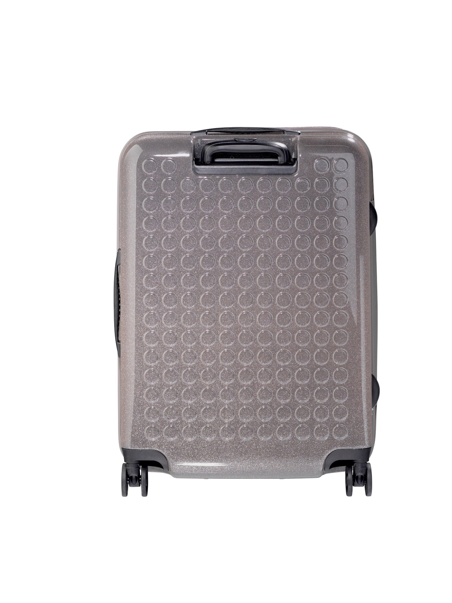 HARDSIDE 4-WHEELS SUITCASE GLITTER GREY (24" UPRIGHT) 34125PC