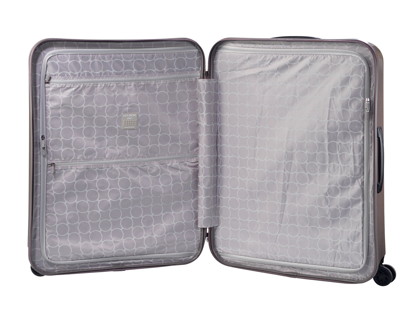 HARDSIDE 4-WHEELS SUITCASE GLITTER GREY (28" UPRIGHT) 34126PC